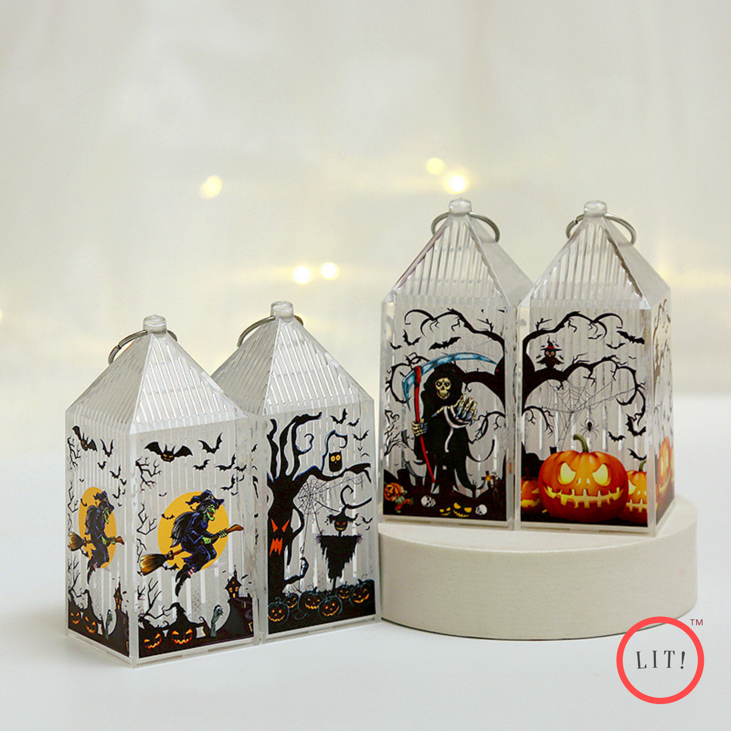 (Pack of 2) Hot Selling Halloween Portable LED Lantern Light