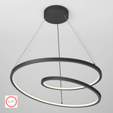 Simple Circle Rings LED Pendant Light