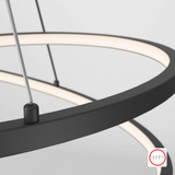 Simple Circle Rings LED Pendant Light