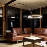 Decorative And Powerful C-Shaped Floor Lamp