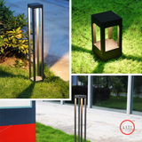 Open Square Steel LED Lawn Light